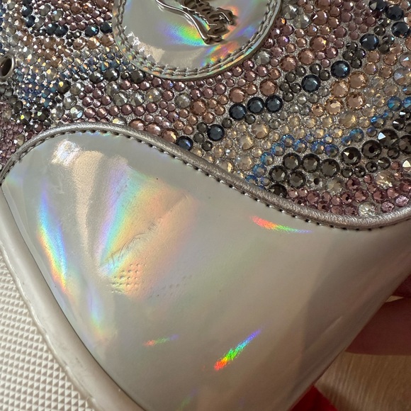 NWOT Limited Edition Christian Louboutin Strass Crystal Sneaker Mens 46.5 - Picture 11 of 12